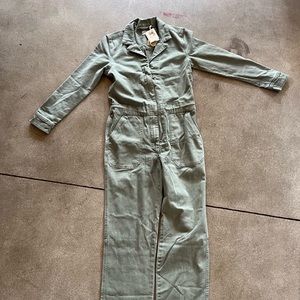 ❣️SOLD❣️BRAND NEW with tags in box Faherty olive utility jumpsuit